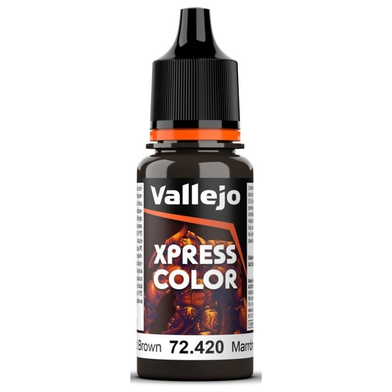 Peinture Vallejo Game Color : Xpress Color – Terre Brune Aride – Wasteland Brown Peinture Vallejo Game Color : Xpress Color – Terre Brune Aride – Wasteland Brown