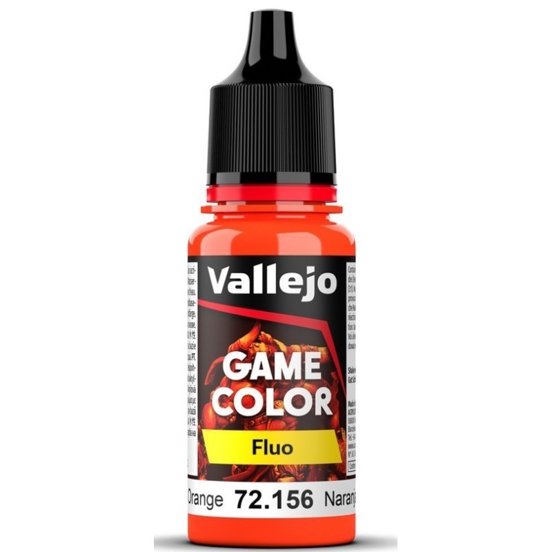 Peinture Vallejo Game Color : Orange Fluo – Fluorescent Orange Peinture Vallejo Game Color : Orange Fluo – Fluorescent Orange