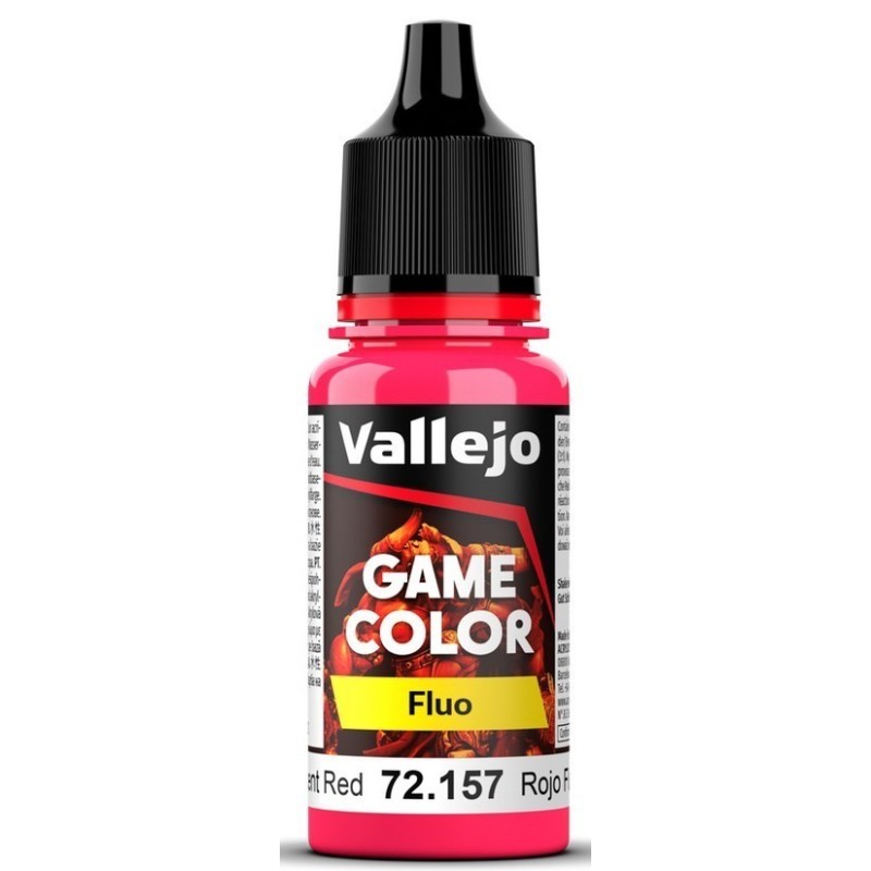 Peinture Vallejo Game Covlor Ink : Rouge Fluo – Fluorescent Red Peinture Vallejo Game Covlor Ink : Rouge Fluo – Fluorescent Red