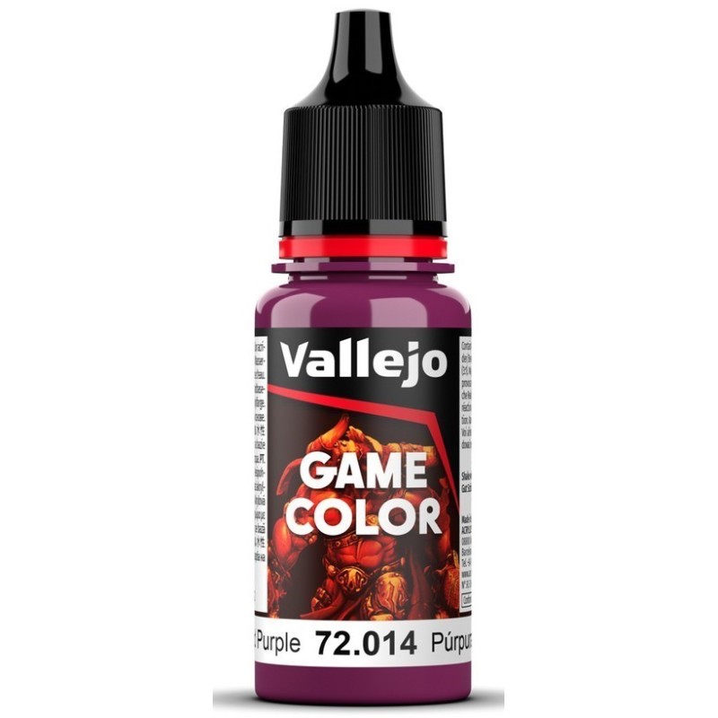 Peinture Vallejo Game Color : Pourpre Violacé – Warlord Purple Peinture Vallejo Game Color : Pourpre Violacé – Warlord Purple