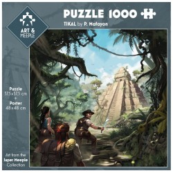 Puzzle Art & Meeple : Tikal - 1000 Pièces