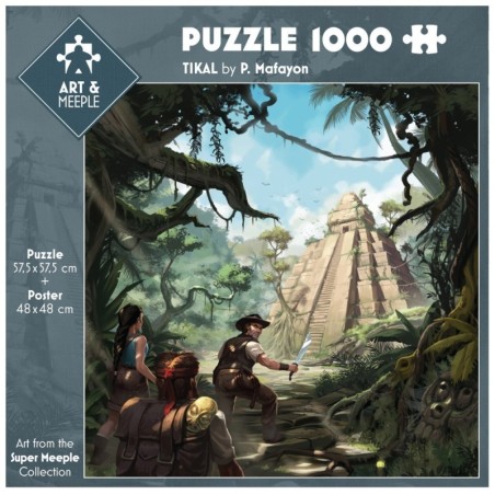 Puzzle Art & Meeple : Tikal - 1000 Pièces