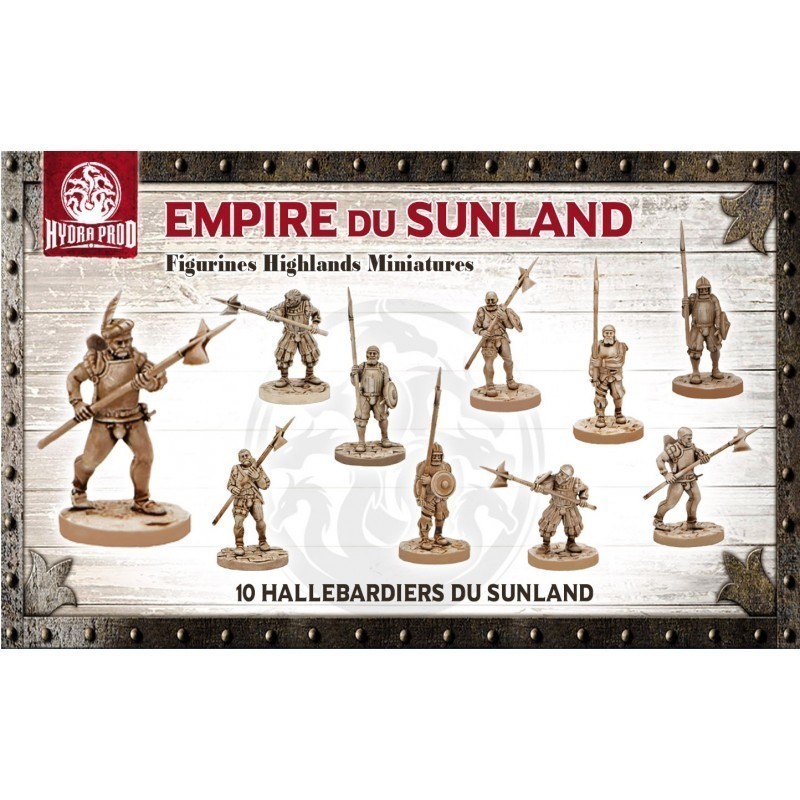 Figurine à peindre Hydra Production Highlands Miniatures : Régiment de 10 Hallebardiers du Sunland Figurine à peindre Hydra Production Highlands Miniatures : Régiment de 10 Hallebardiers du Sunland