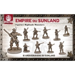 Figurine à peindre : Régiment de 10 Arquebusiers du Sunland