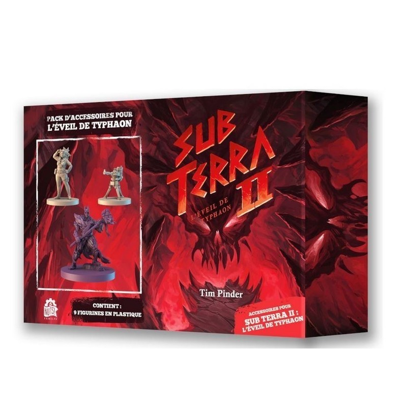 Jeux de société - Sub Terra II - Pack de figurines : L’éveil de Typhaon Jeux de société - Sub Terra II - Pack de figurines : L’éveil de Typhaon