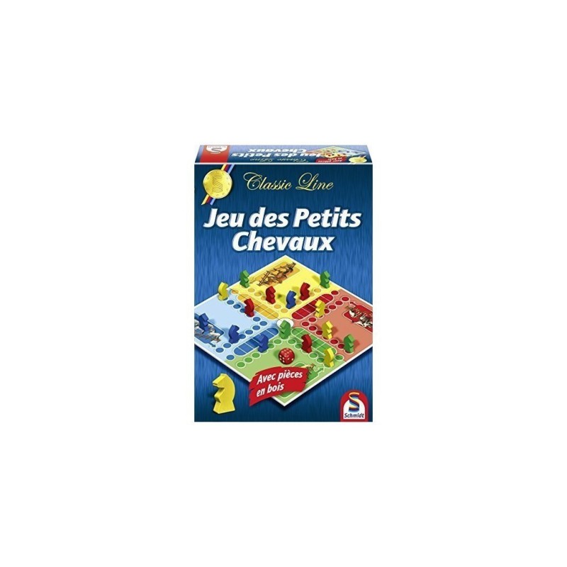 Jeux de société - Les Classiques : Jeu des Petits Chevaux Jeux de société - Les Classiques : Jeu des Petits Chevaux