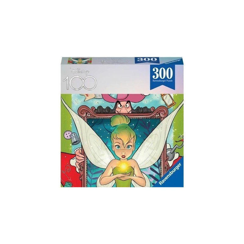 Puzzle Ravensburger Disney 100 : Fée Clochette - 300 Pièces Puzzle Ravensburger Disney 100 : Fée Clochette - 300 Pièces