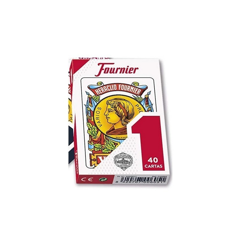Jeu de Cartes Espagnol - 40 Cartes - Dos Rouge
