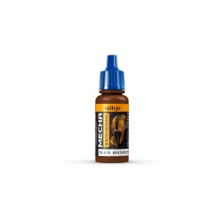 Peinture Vallejo Mecha Color : Suie Brune De Moteur Mat- Brown Eng Soot Matt
