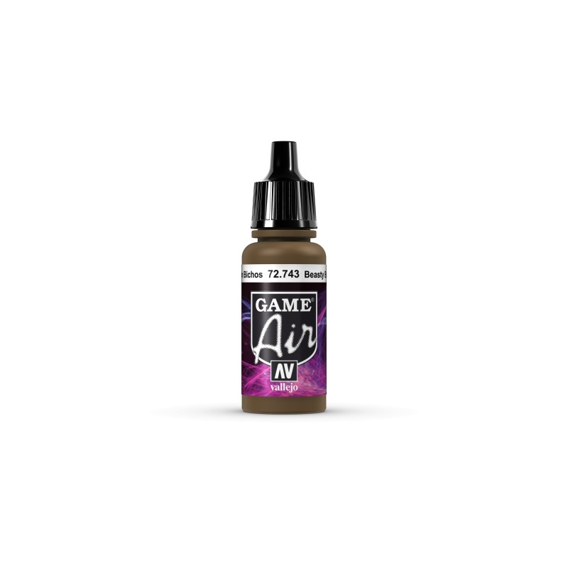 Peinture Vallejo Games Air : Brun Sauvage - Beasty Brown Peinture Vallejo Games Air : Brun Sauvage - Beasty Brown