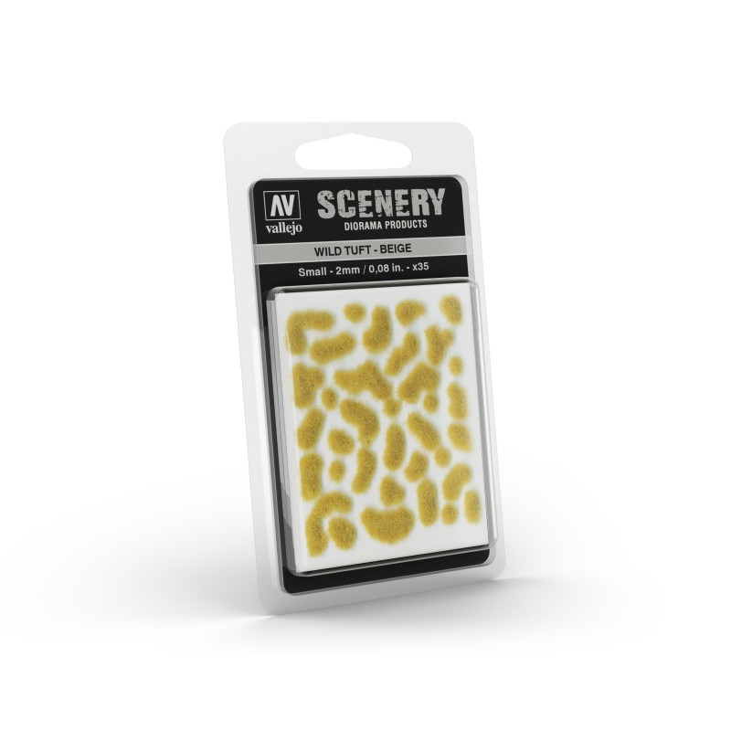Vallejo Scenery Prince August Games : Wild Tuft - Beige : 2mm Vallejo Scenery Prince August Games : Wild Tuft - Beige : 2mm