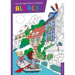 Livre Jeux - Les Coloriages d'Oscar et Margaux : Alsace