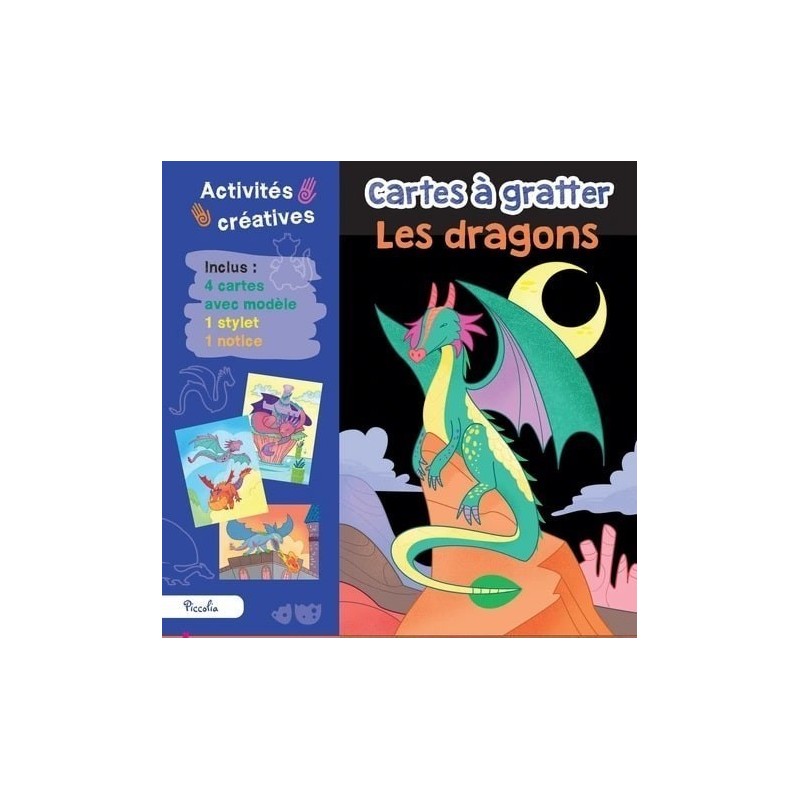 Cartes à gratter – Les Dragons Cartes à gratter – Les Dragons