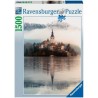 Puzzle Ravensburger : L'île des voeux, Bled, Slovénie - 1500 pièces