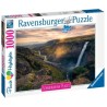 Puzzle Ravensburger Highlights : La Cascade Haiffos, Islande - 1000 Pièces