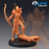 Figurine à peindre : 3 Demi-Orcs Guerrières