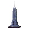 Puzzle Ravensburger 3D - Empire State Building de Nuit - 226 Pièces