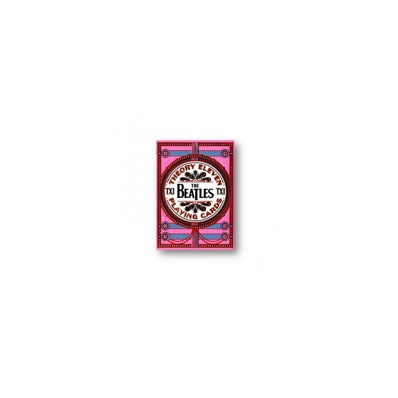 Bicycle - Theory 11 - 54 cartes The Beatles Rose Bicycle - Theory 11 - 54 cartes The Beatles Rose