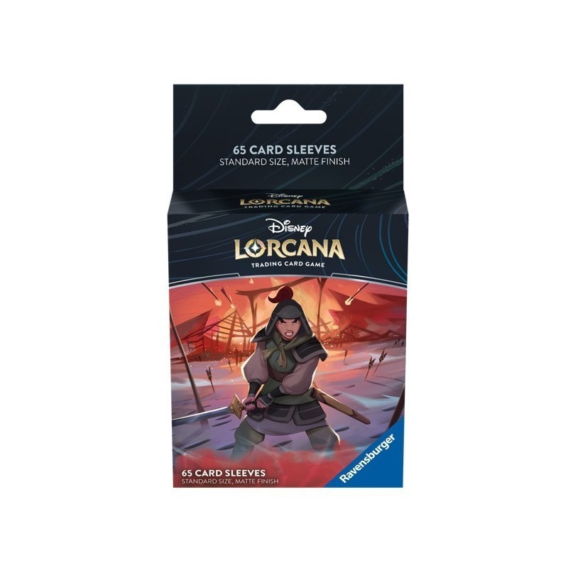 Protège-cartes Ravensburger Illustré Lorcana - Mulan Protège-cartes Ravensburger Illustré Lorcana - Mulan