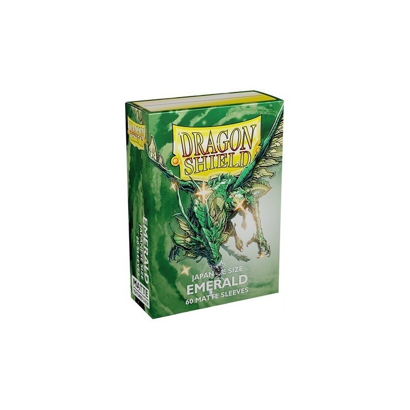 Protège-cartes Dragon Shield - 60 Japanese Matte Emerald Protège-cartes Dragon Shield - 60 Japanese Matte Emerald