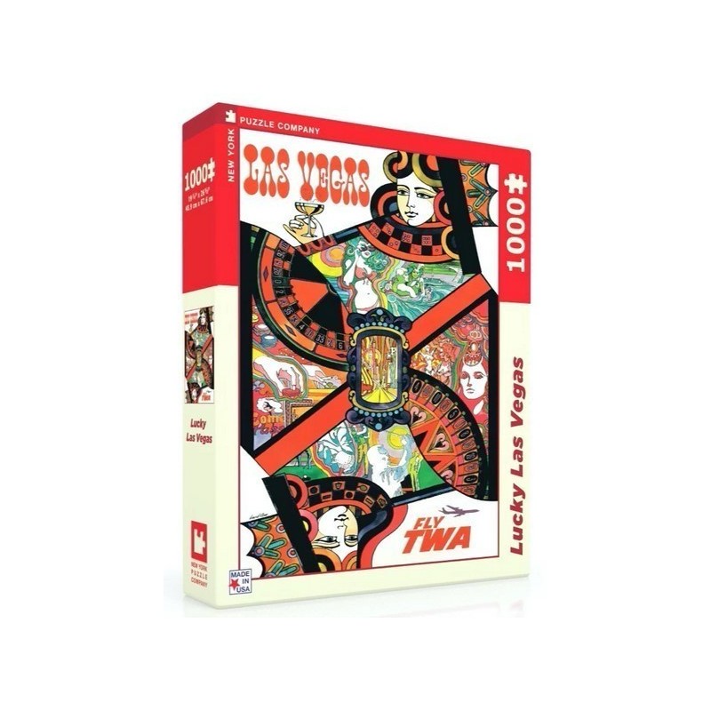 Puzzle - Americans Airlines - Lucky Las Vegas- 1000 Pièces Puzzle - Americans Airlines - Lucky Las Vegas- 1000 Pièces