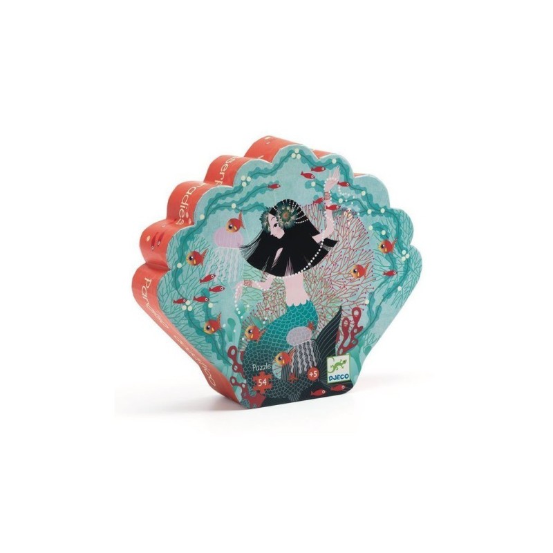 Puzzle d'occasion Djeco silhouette - Dame de coeur - 54 pièces Puzzle d'occasion Djeco silhouette - Dame de coeur - 54 pièces