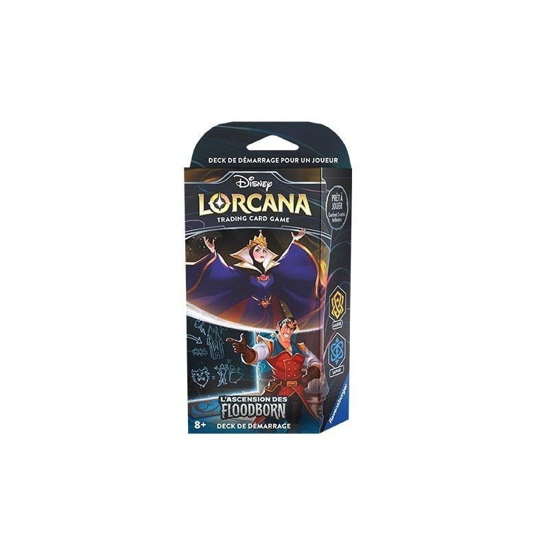 Deck de Démarrage Disney Lorcana : L'Ascension des Floodborn : Reine/Gaston Deck de Démarrage Disney Lorcana : L'Ascension des Floodborn : Reine/Gaston