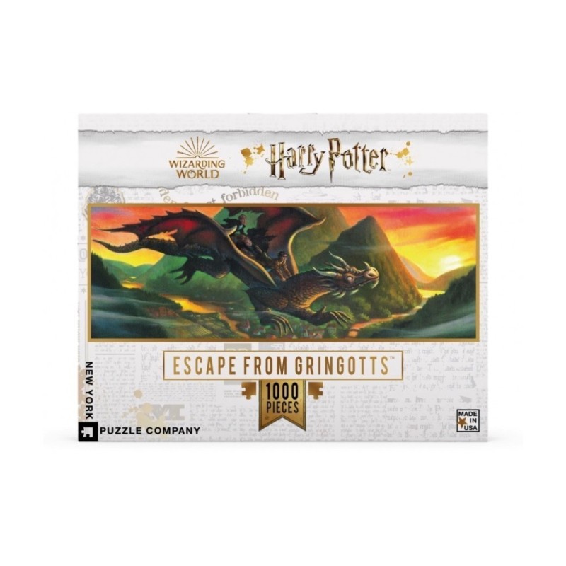 Puzzle New York Puzzle Company - Harry Potter : Escape from Gringotts - 1000 Pièces Puzzle New York Puzzle Company - Harry Potter : Escape from Gringotts - 1000 Pièces
