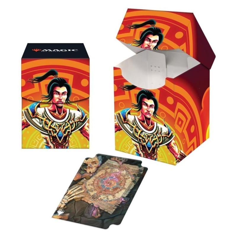 Deck Box 100+ Ultra Pro MTG - Les Cavernes oubliées d'Ixalan : Kellan, Daring Traveler Deck Box 100+ Ultra Pro MTG - Les Cavernes oubliées d'Ixalan : Kellan, Daring Traveler