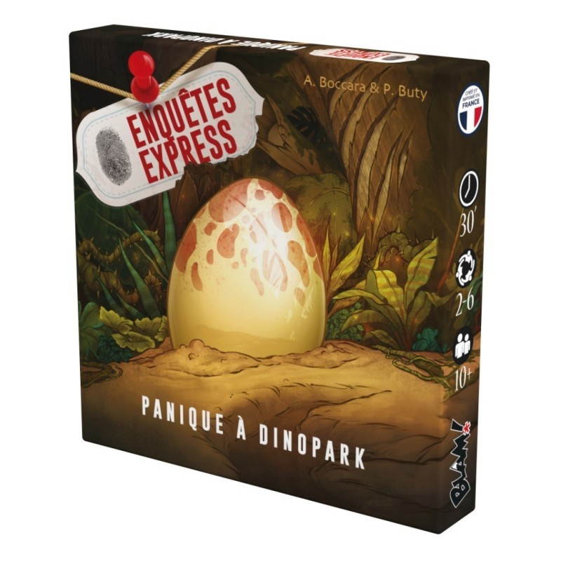 Enquêtes Express - Panique à Dinopark Enquêtes Express - Panique à Dinopark
