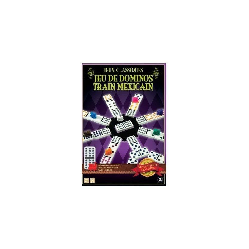 Jeux de société - Train Mexicain Classic : Jeu de Dominos Jeux de société - Train Mexicain Classic : Jeu de Dominos