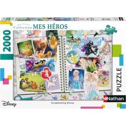 Puzzle Nathan : Collection Mes Héros : Les 16 types de Pokémon  - 2000 pièces