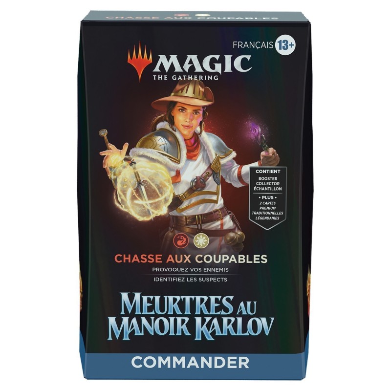 MTG - Magic Deck Commander Meurtres au Manoir Karlov - Chasse aux Coupables MTG - Magic Deck Commander Meurtres au Manoir Karlov - Chasse aux Coupables