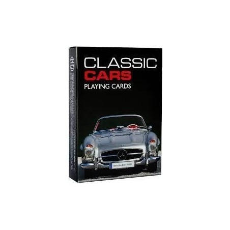 Jeu 54 cartes illustrés Piatnik - Classic Cars