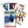 Jeu 54 cartes illustrés Piatnik - Ski Art