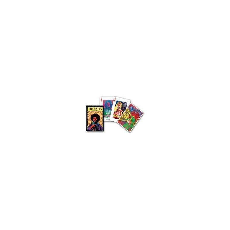 Jeu 54 cartes illustrés Piatnik - The Sixties Jeu 54 cartes illustrés Piatnik - The Sixties