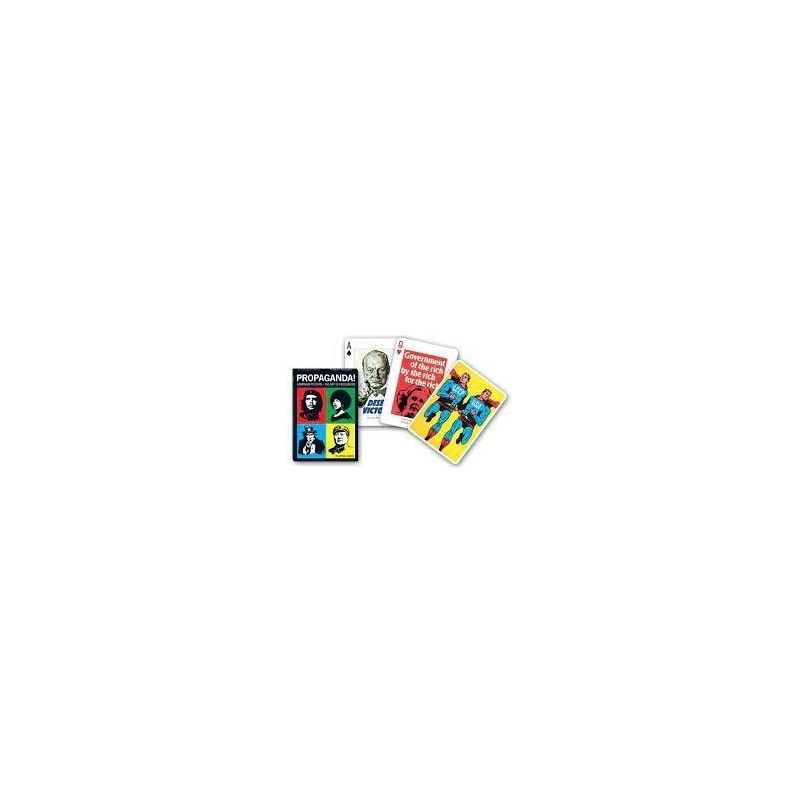 Jeu 54 cartes illustrés Piatnik - Propaganda ! Jeu 54 cartes illustrés Piatnik - Propaganda !