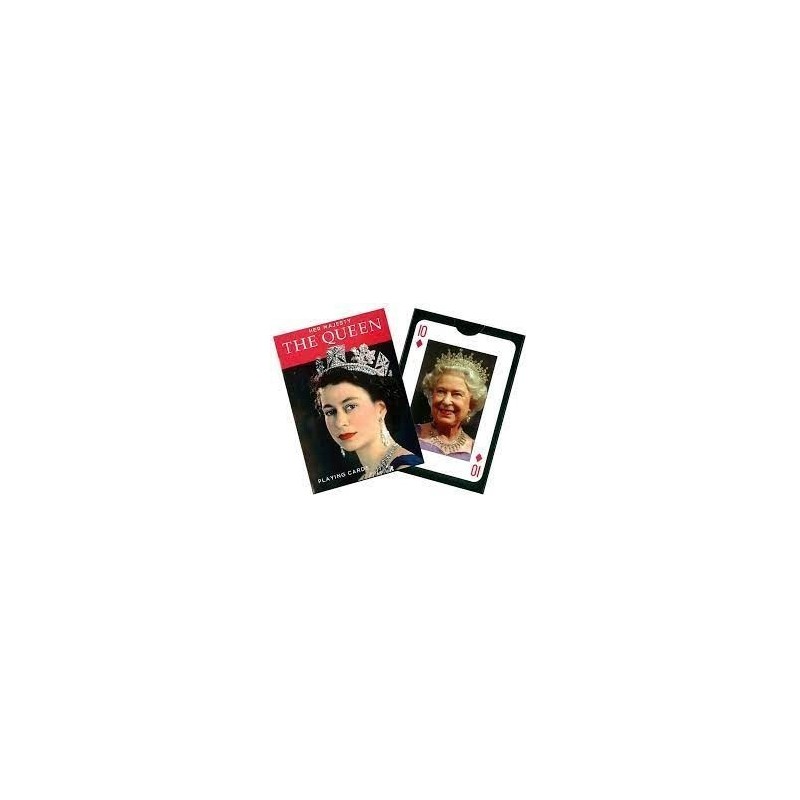 Jeu 54 cartes illustrés Piatnik - Queen Elizabeth II Jeu 54 cartes illustrés Piatnik - Queen Elizabeth II