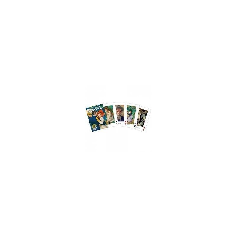 Jeu 54 cartes illustrés Piatnik - Renoir Jeu 54 cartes illustrés Piatnik - Renoir