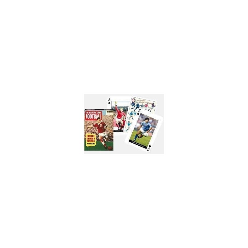 Jeu 54 cartes illustrés Piatnik - Football Legends Jeu 54 cartes illustrés Piatnik - Football Legends