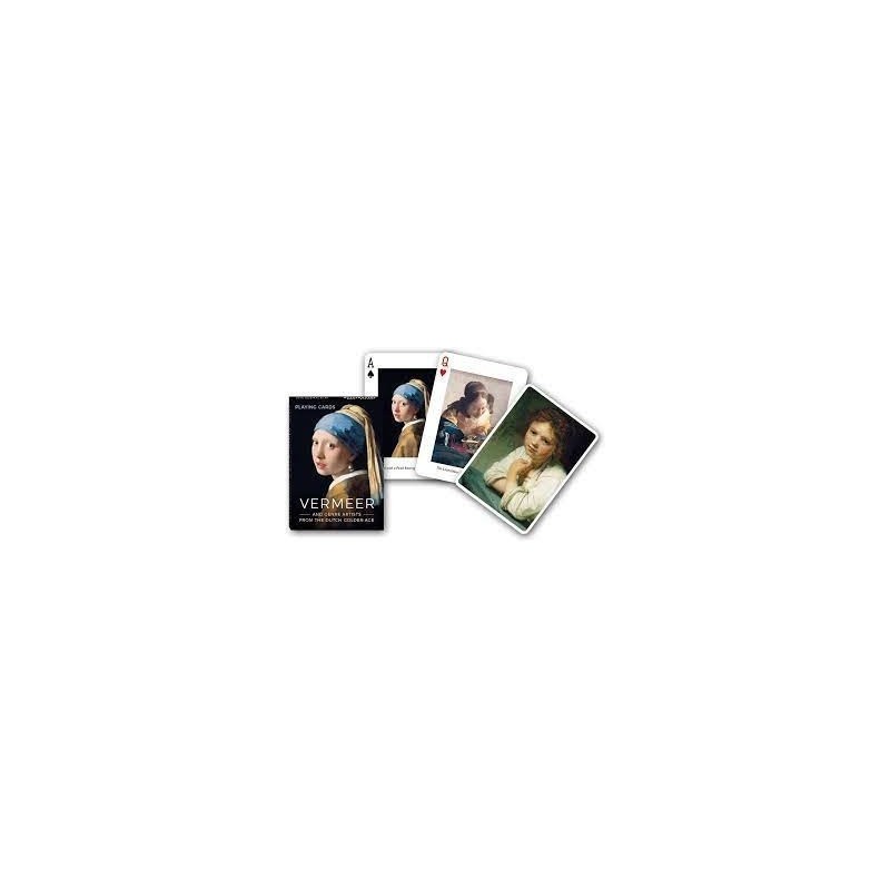 Jeu 54 cartes illustrés Piatnik - Vermeer Jeu 54 cartes illustrés Piatnik - Vermeer