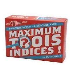 Jeux de société - Les Minis-Jeux : Maximum Trois Indices !