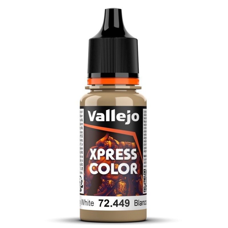 Peinture Vallejo Xpress Color : Blanc Momie – Mummy White Peinture Vallejo Xpress Color : Blanc Momie – Mummy White