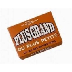 Jeux de société - Les Minis-Jeux : Plus Grand ou Plus Petit ?