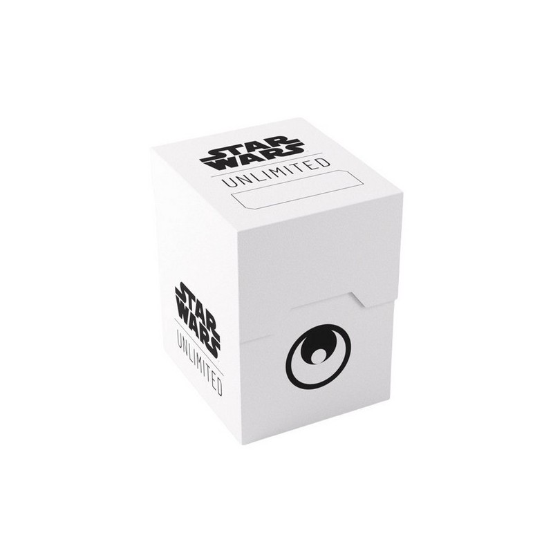 Deck Box Boite de Rangement Gamegenic Star Wars Unlimited : Soft Crate Blanc