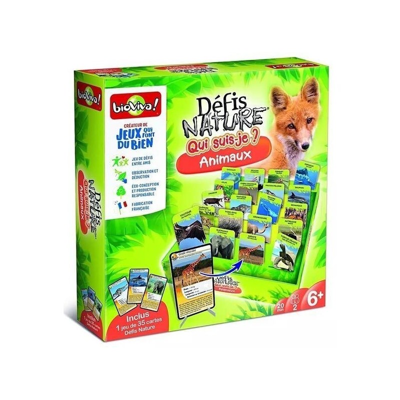 Jeux de société - Défis Nature - Qui suis-je? Jeux de société - Défis Nature - Qui suis-je?