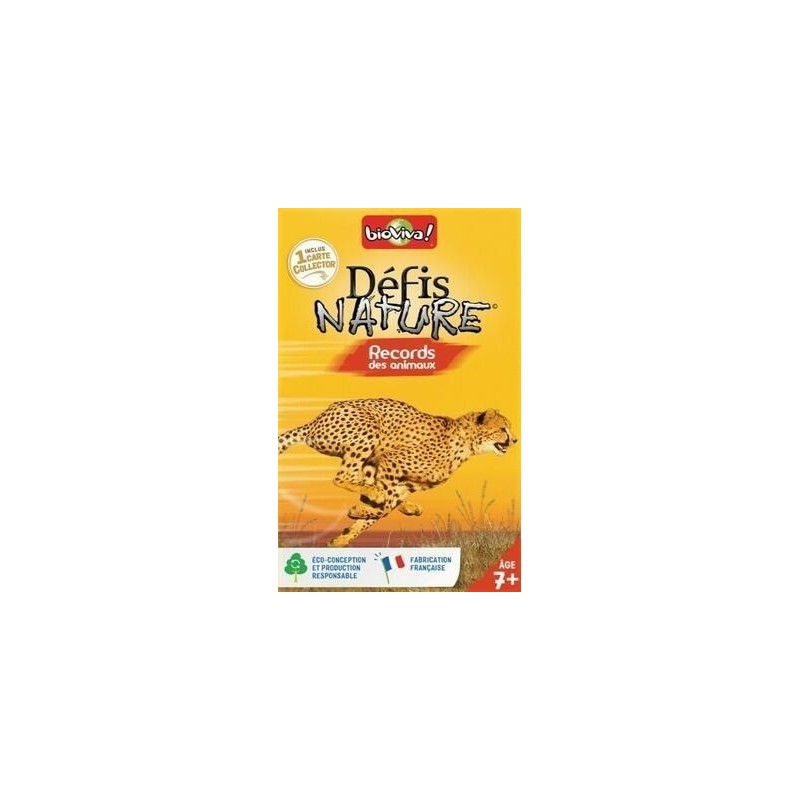 Jeux de société - Défis Nature - Records des animaux Jeux de société - Défis Nature - Records des animaux