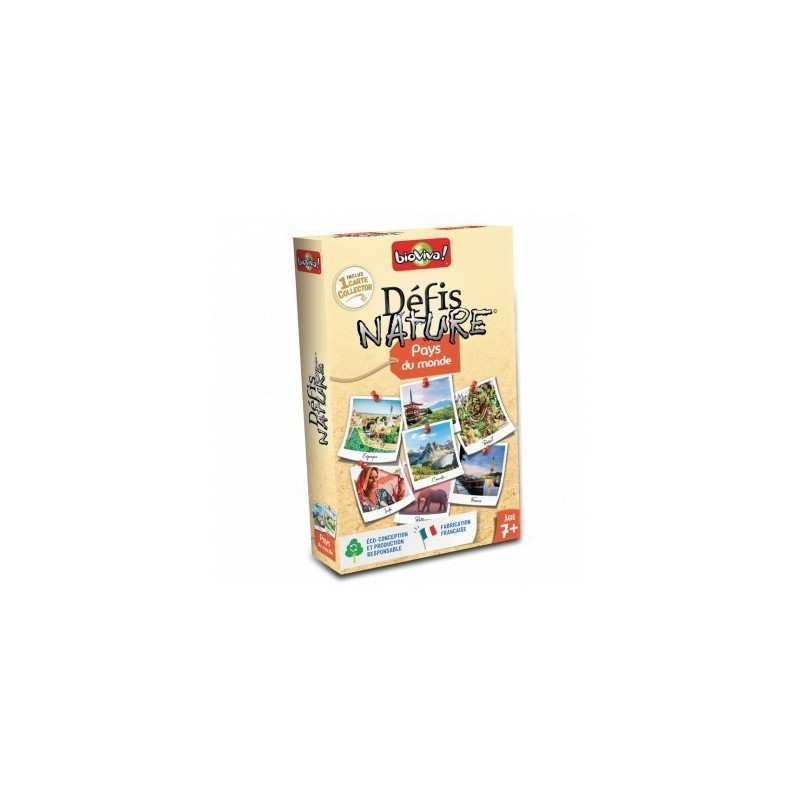 Jeux de société - Défis Nature - pays du monde Jeux de société - Défis Nature - pays du monde