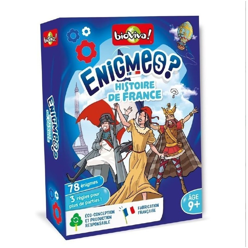 Jeux de société - Enigmes - Histoires de France Jeux de société - Enigmes - Histoires de France