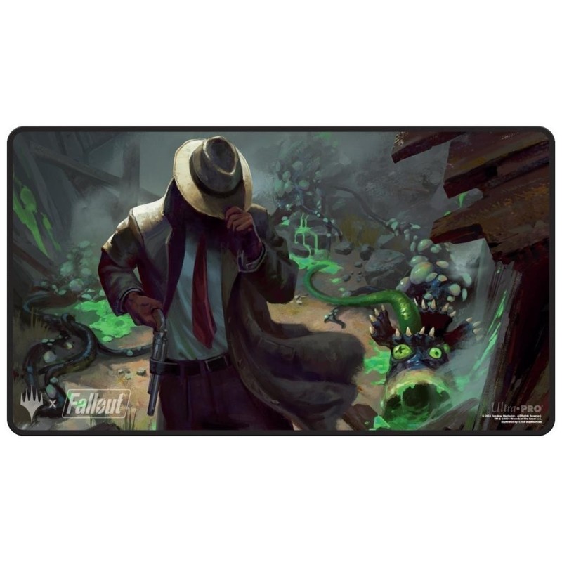MTG : Fallout Black Stitched Playmat XFallout MTG : Fallout Black Stitched Playmat XFallout